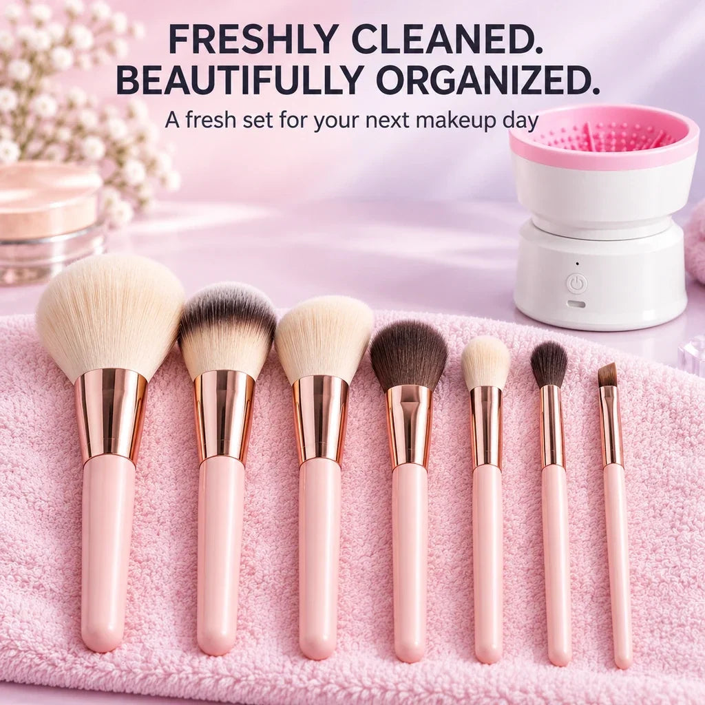 Electric Makeup Brush Cleaning Machine - Quick Wash & Easy Operation