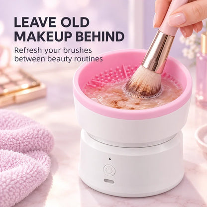 Electric Makeup Brush Cleaning Machine - Quick Wash & Easy Operation
