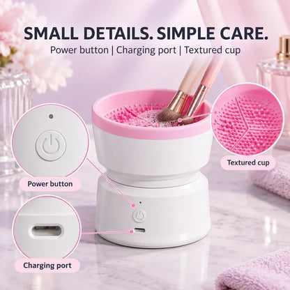 Electric Makeup Brush Cleaning Machine - Quick Wash & Easy Operation