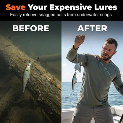 Heavy-Duty Fishing Lure Retriever, No Storage Case Included