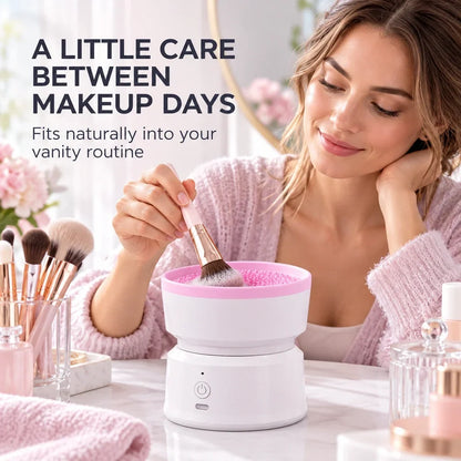 Electric Makeup Brush Cleaning Machine - Quick Wash & Easy Operation