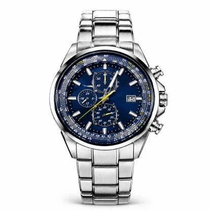 ⌚ Swiss Pilot Watch｜Authentic Swiss‑handcrafted, microscope‑calibrated movement, lifetime‑no‑replace solar movement, professional 20ATM waterproof 💧