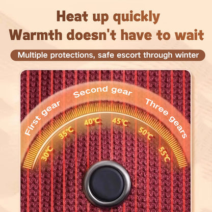 🛋️❤️Hands‑Free Zipper‑Wearable USB Heated‑Shawl | Fast‑Heat For Office Desk‑Work & Indoor‑Relax🧣