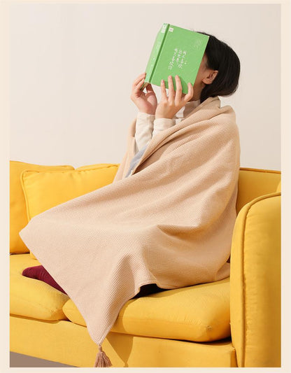🛋️❤️Hands‑Free Zipper‑Wearable USB Heated‑Shawl | Fast‑Heat For Office Desk‑Work & Indoor‑Relax🧣